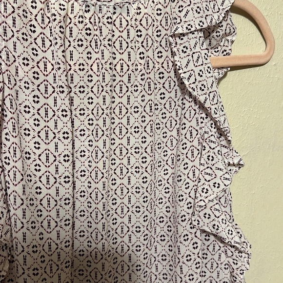 MADEWELL Silk Lily‎ Ruffle Top Size Small - Picture 9 of 10